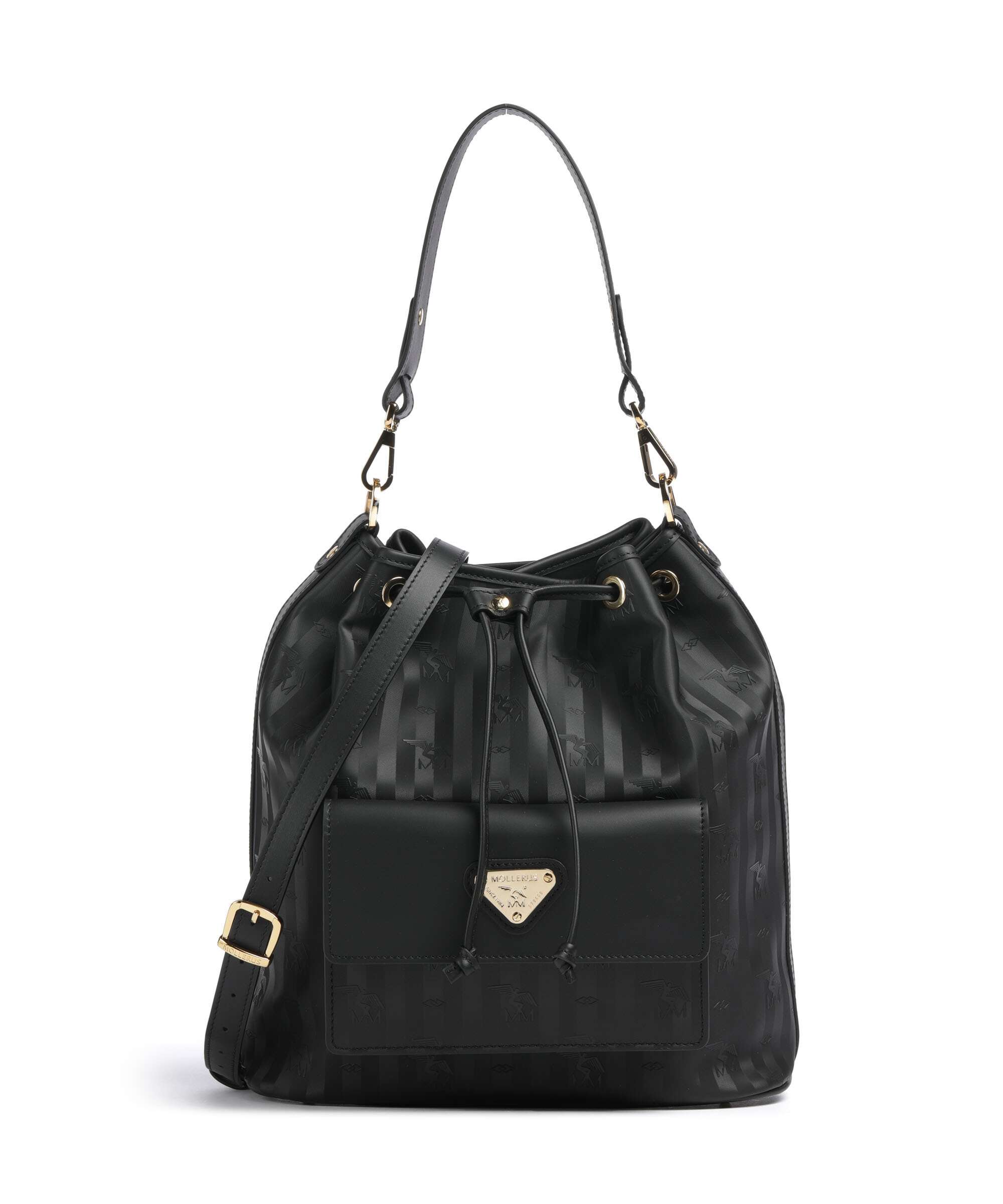 Maison Mollerus Vinerus Nyon Bucket bag classic schwarz