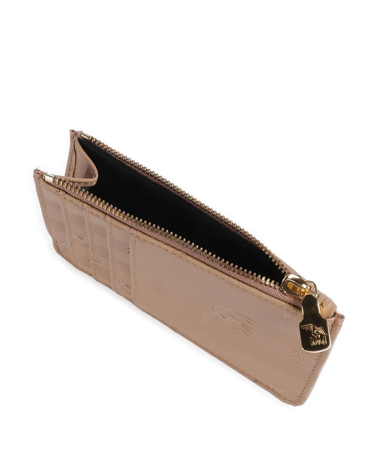 Maison Mollerus Vinerus Gy Credit card holder cappuccino beige