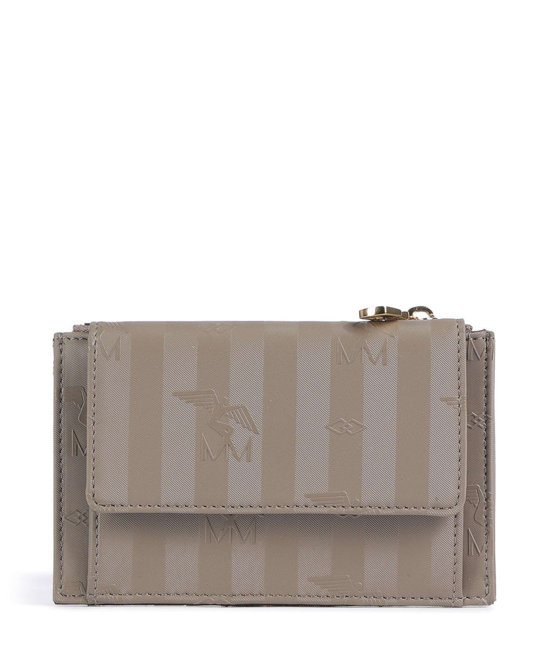 Maison Mollerus Canvas Buin Credit card holder taupe grau