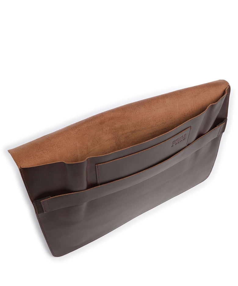 Buckle & Seam Terra Laptop case brown