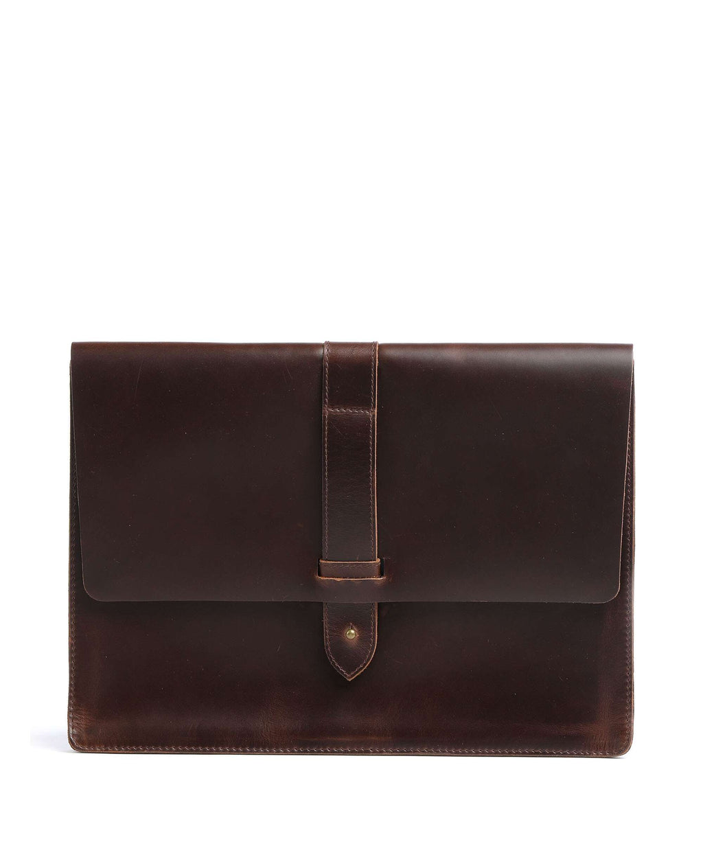 Buckle & Seam Aspen Laptop case brown