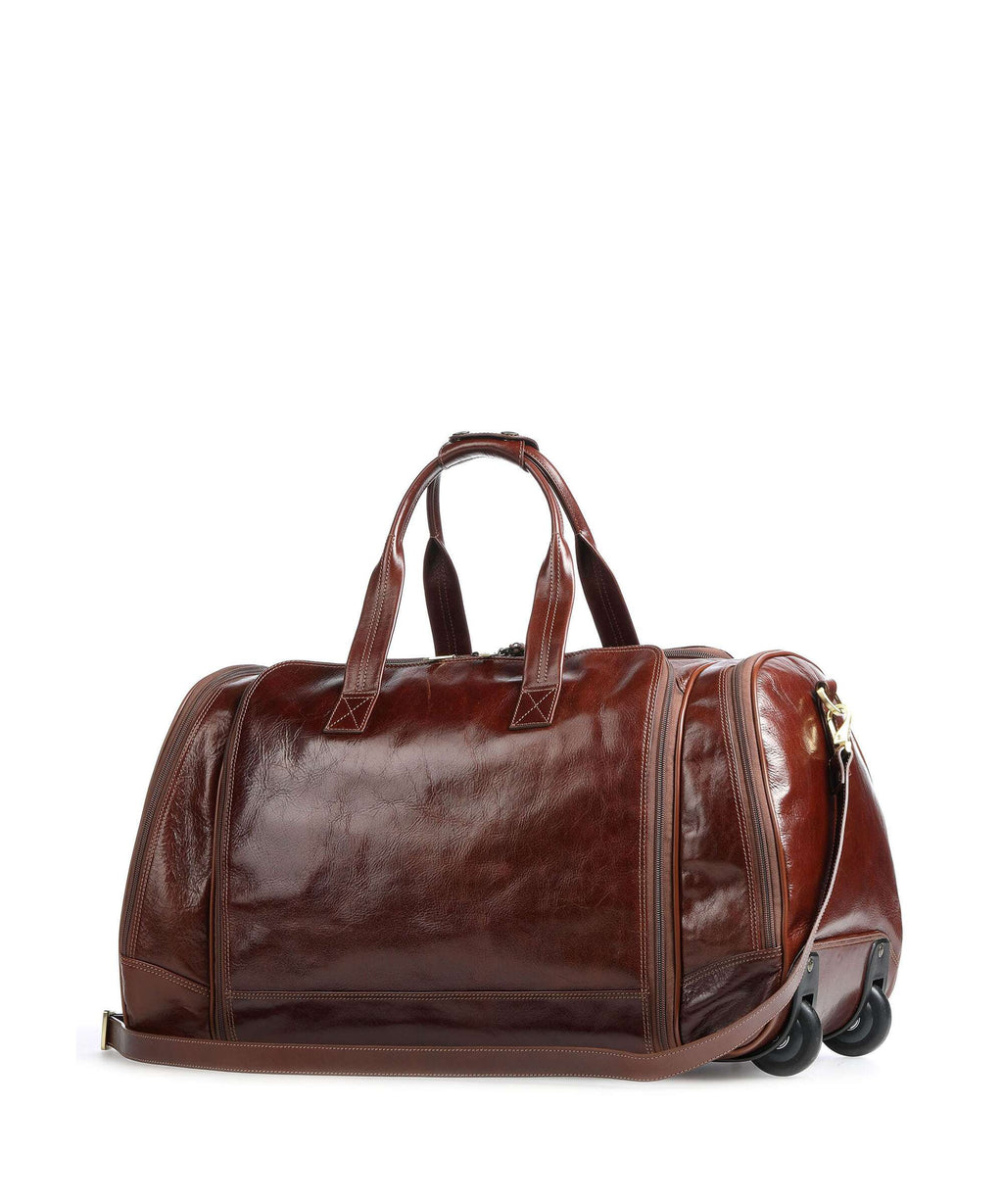 Giudi Travel bag with wheels brown