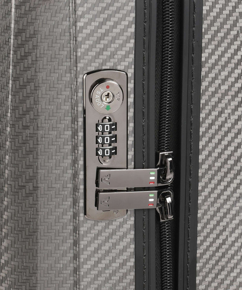 Roncato We Are Glam Spinner (4 wheels) nero/platino