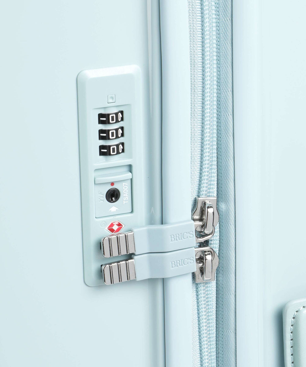 Brics Positano Spinner (4 wheels) hellblau