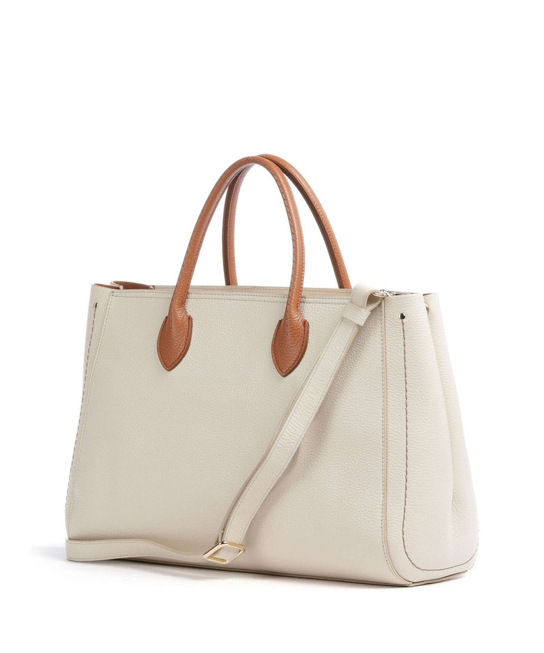 Brics Gondola Tulipano Handbag cream/caramel