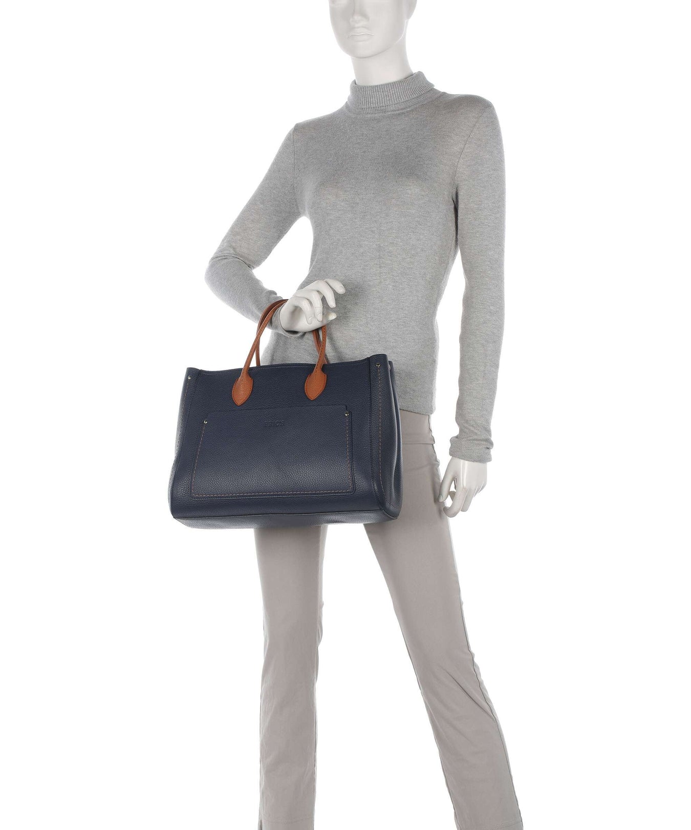 Brics Gondola Tulipano Handbag night blue/caramel