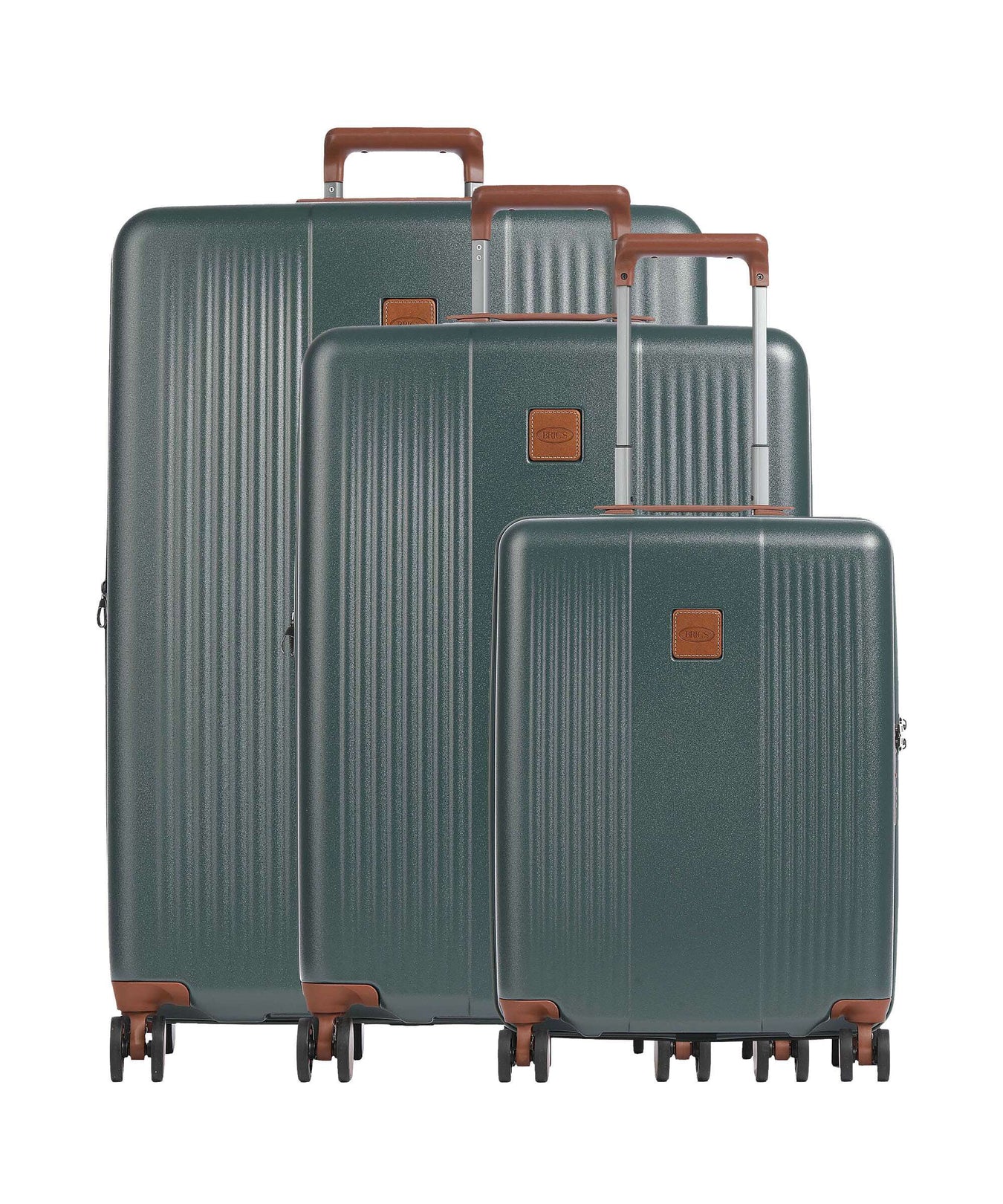 Brics Ferrara Suitcase set (4 wheels) green