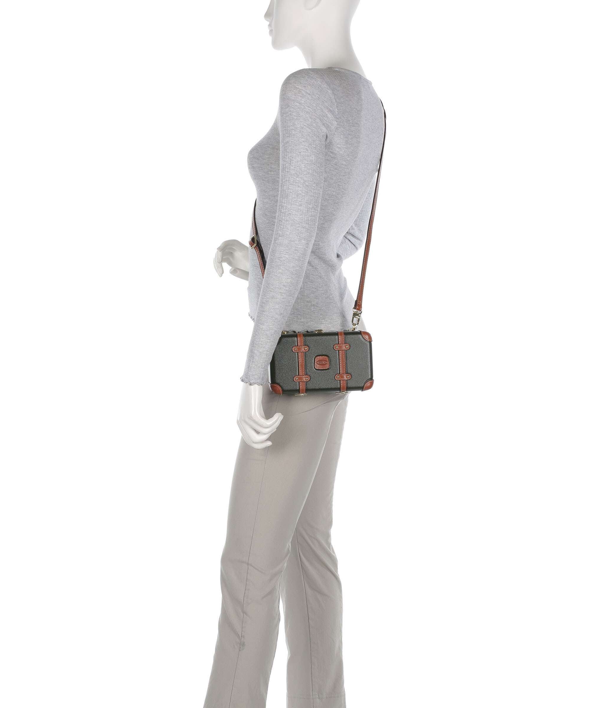 Brics Bellagio Crossbody bag olive