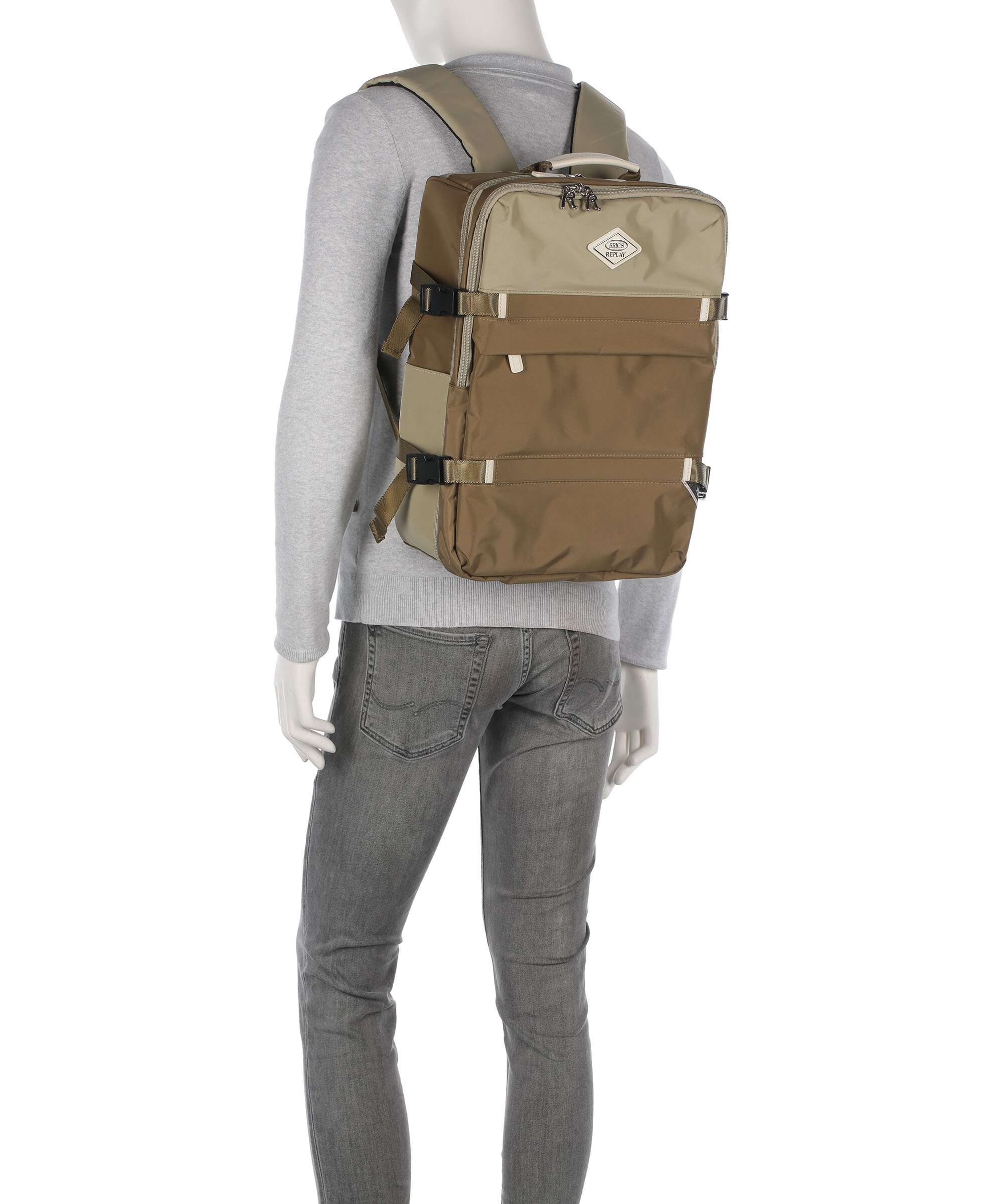 Brics X-Collection Travel backpack sand wood