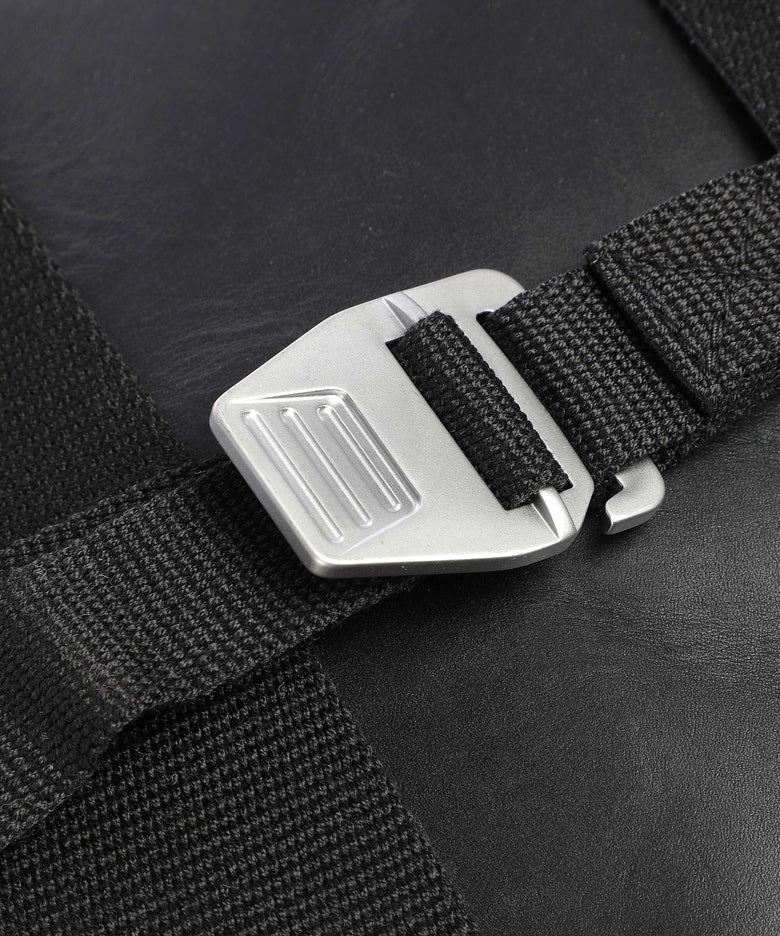 Brooks England Pickwick Leather Small Rolltop backpack black