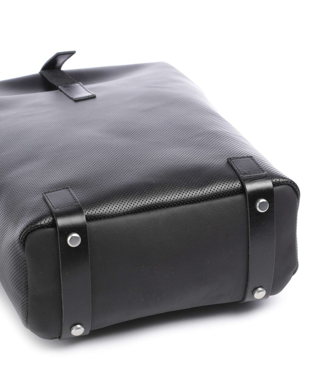 Brooks England Pickwick Reflective Leather Small Rolltop backpack black