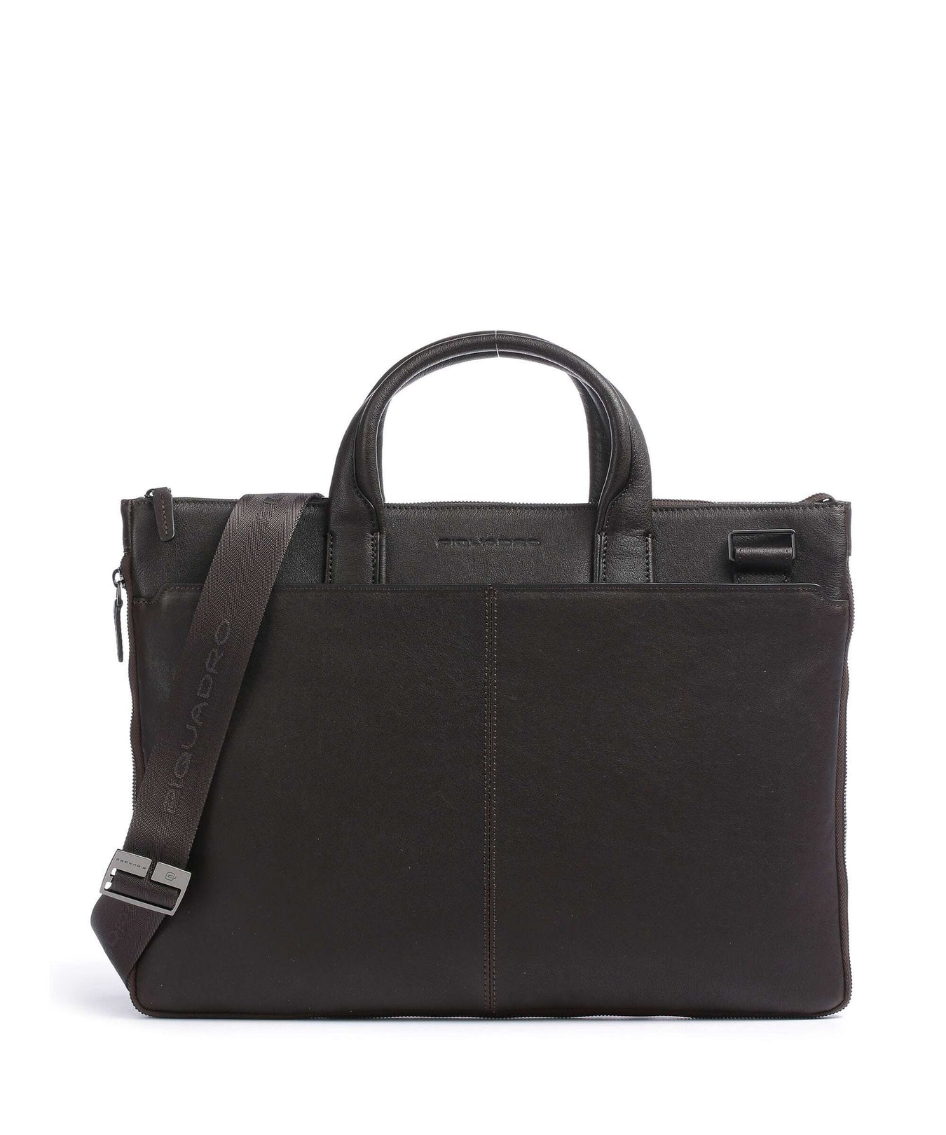 Piquadro Black Square Briefcase testa di moro