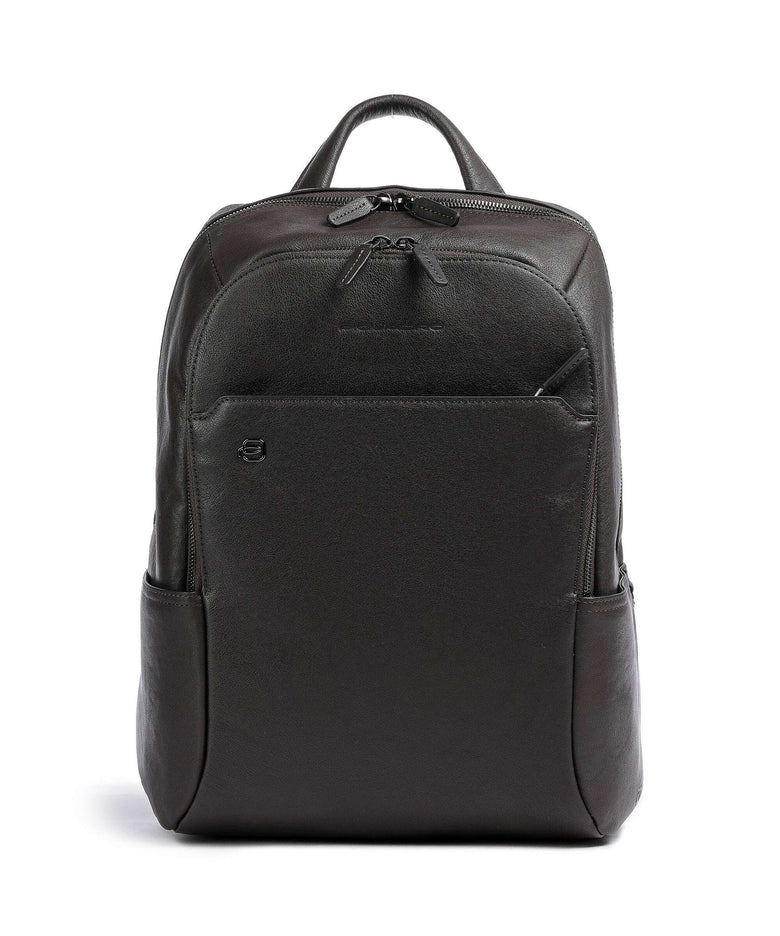 Piquadro Black Square Laptop backpack testa di moro