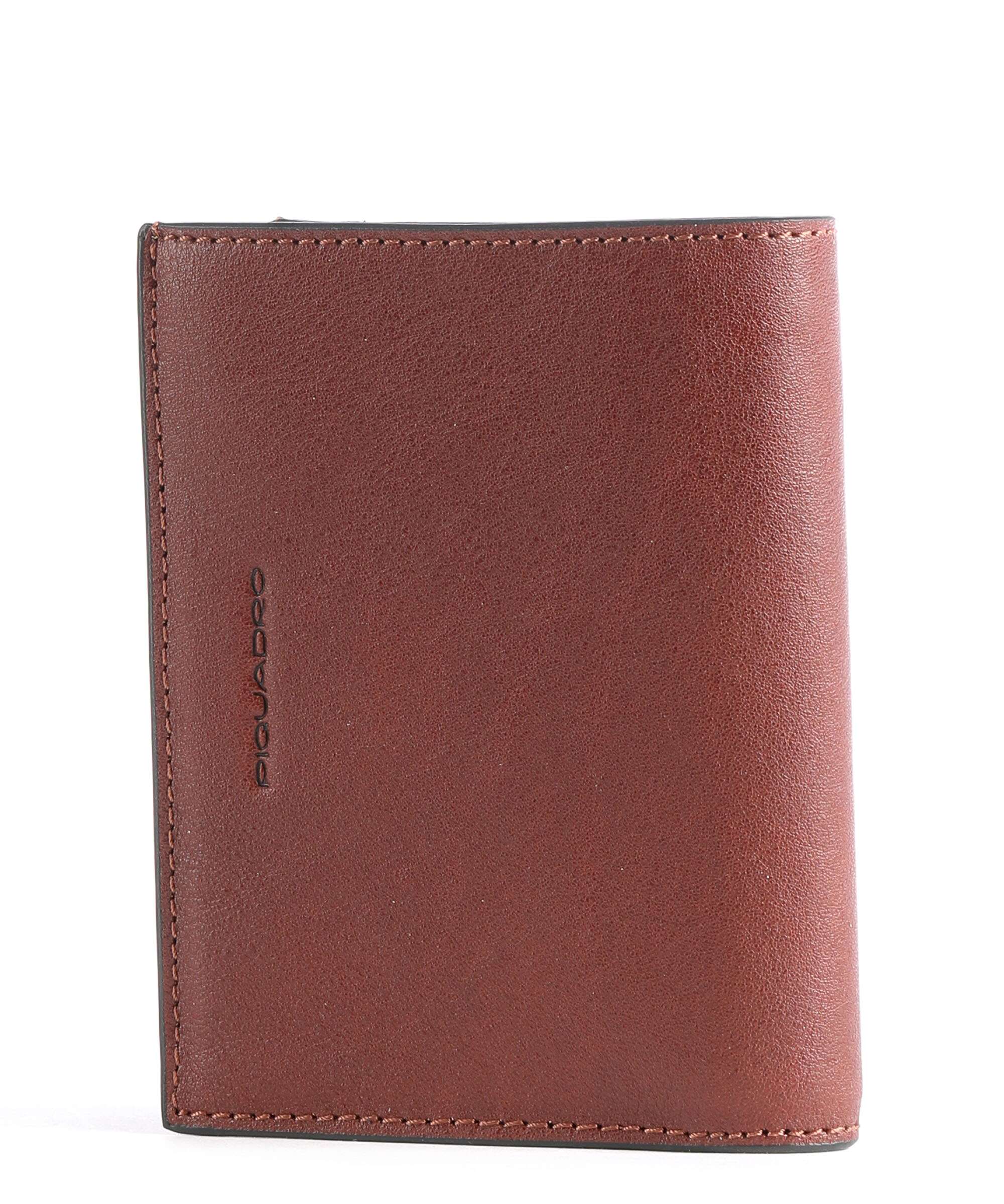 Piquadro Black Square Wallet tabacco