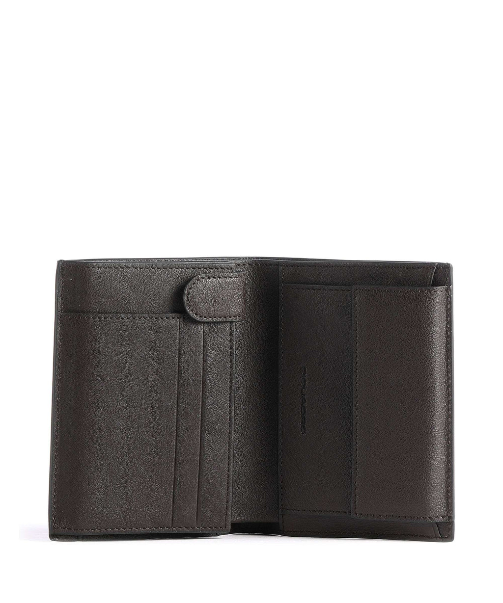 Piquadro Black Square Wallet dark brown