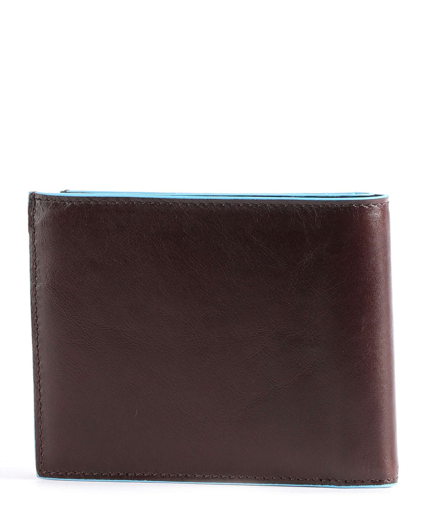 Piquadro Blue Square RFID Credit card holder mahogany