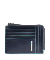 Piquadro Blue Square RFID Credit card holder dark blue