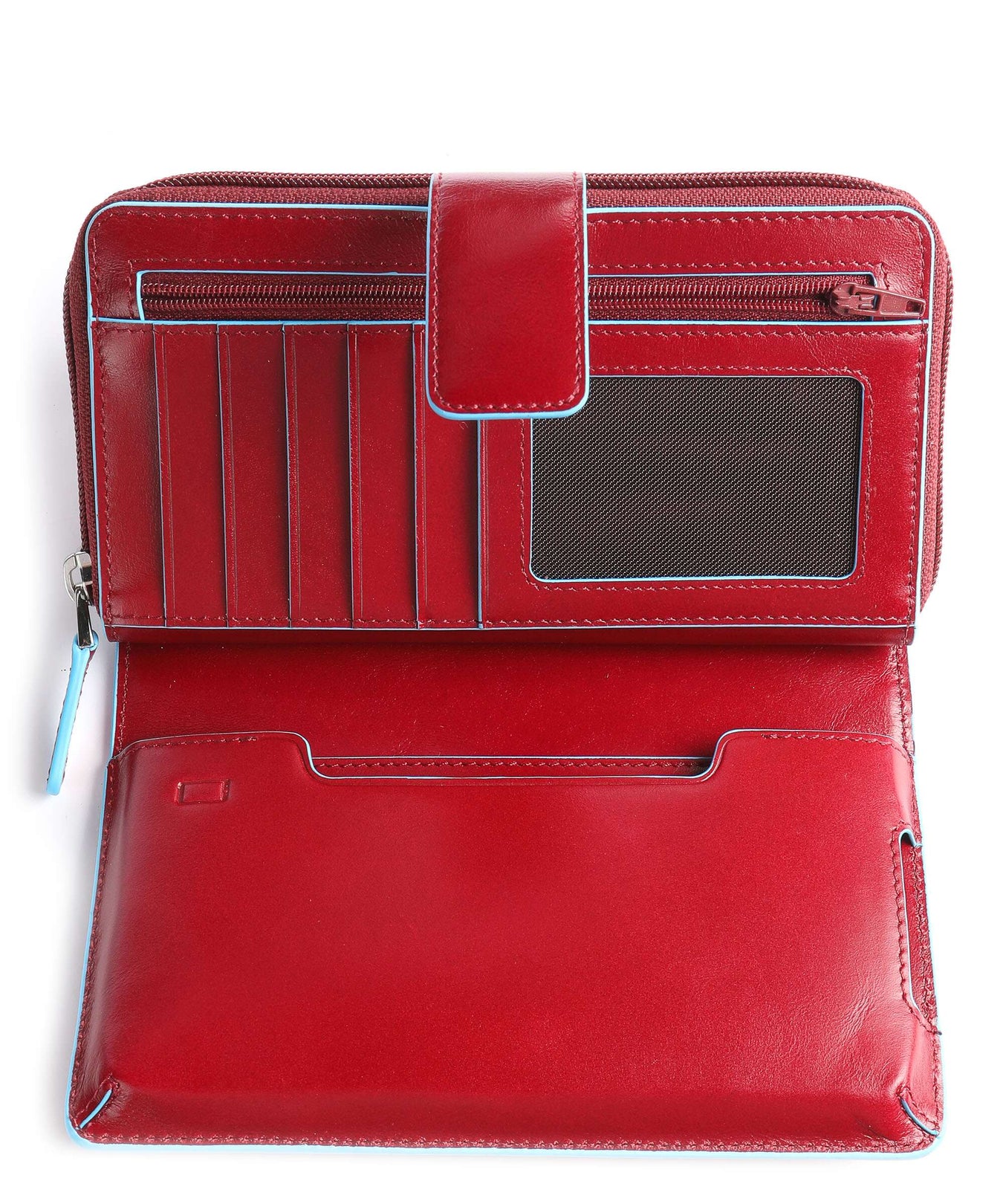 Piquadro Blue Square RFID Wallet red