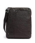 Piquadro Black Square Crossbody bag testa di moro