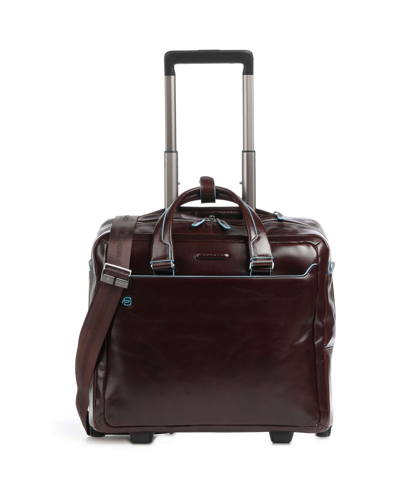 Piquadro Rolling briefcase mahogany