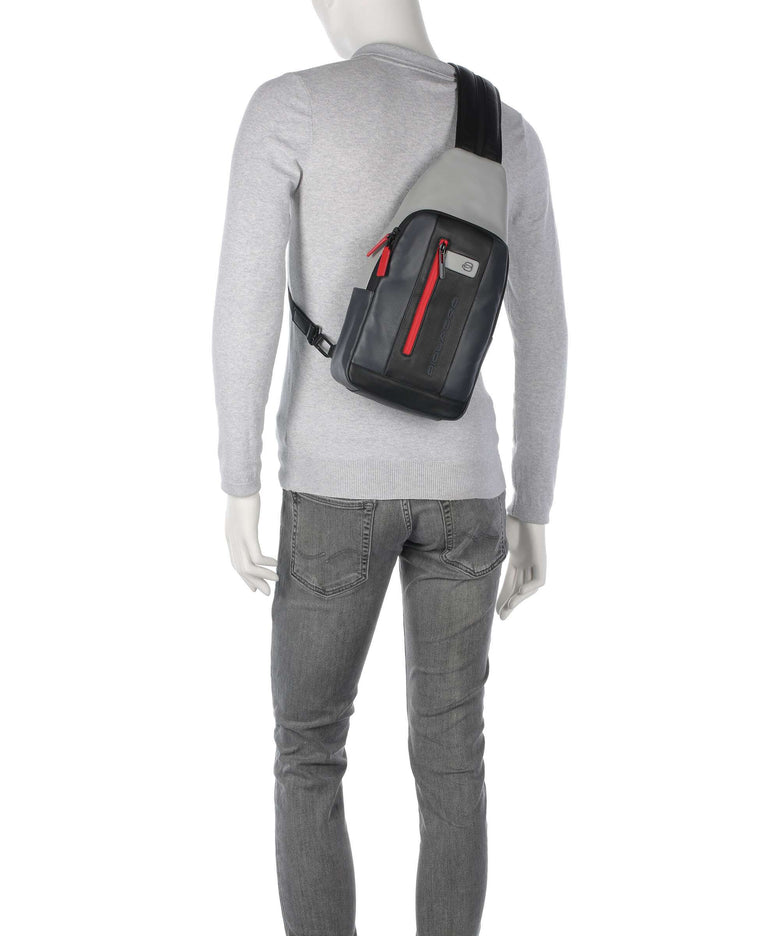 Piquadro Urban Sling bag grau/schwarz