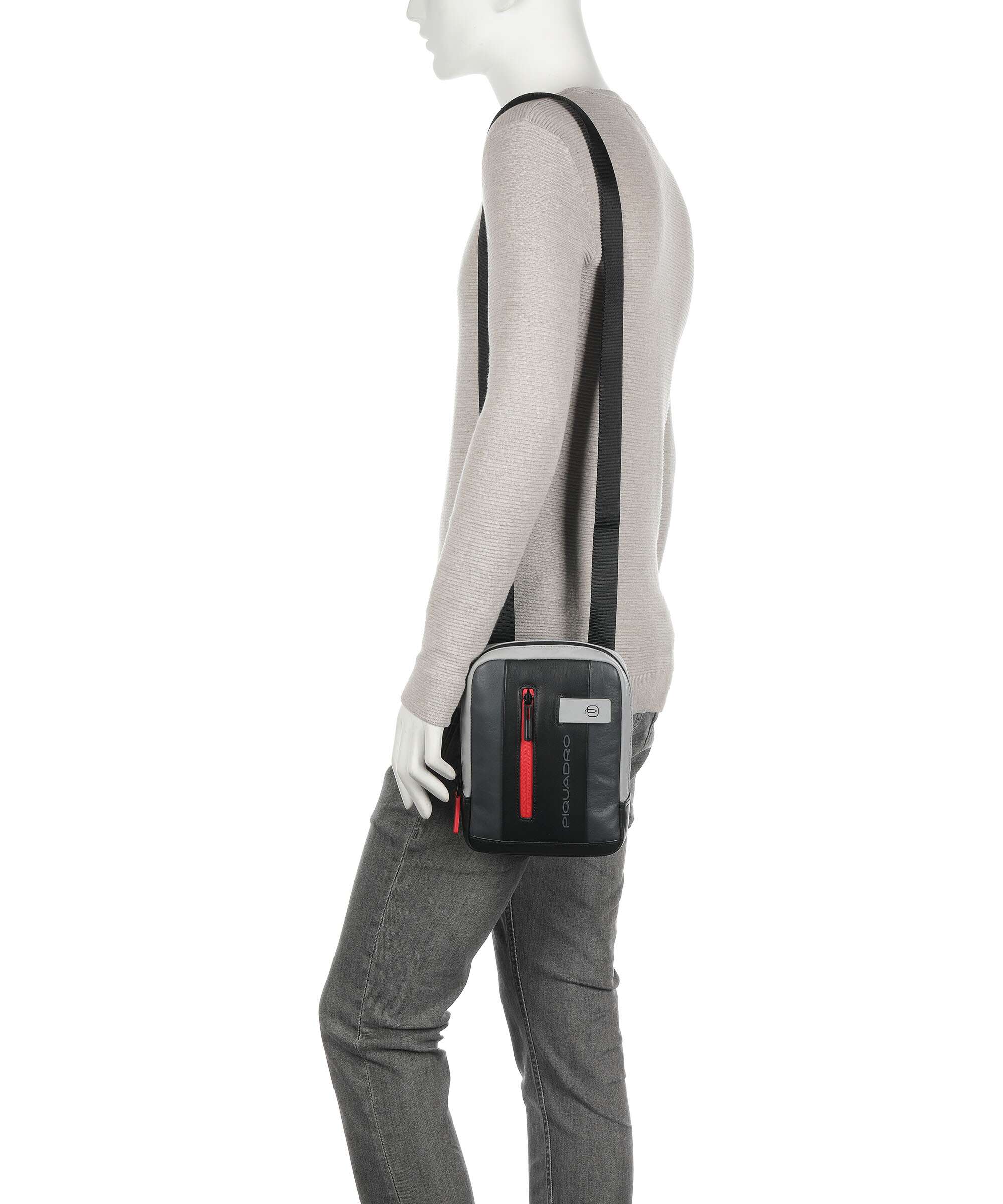Piquadro Urban Crossbody bag grey/black