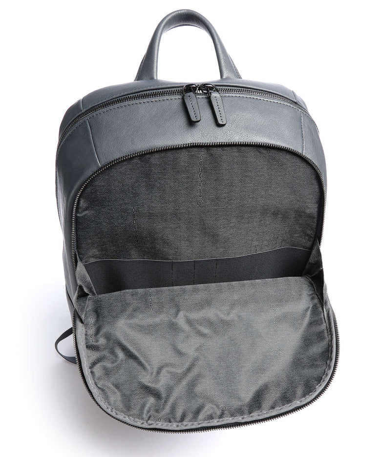 Piquadro Black Square Laptop backpack blue ocean