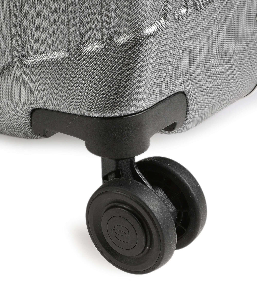 Piquadro PQLM Spinner (4 wheels) black/natural tan