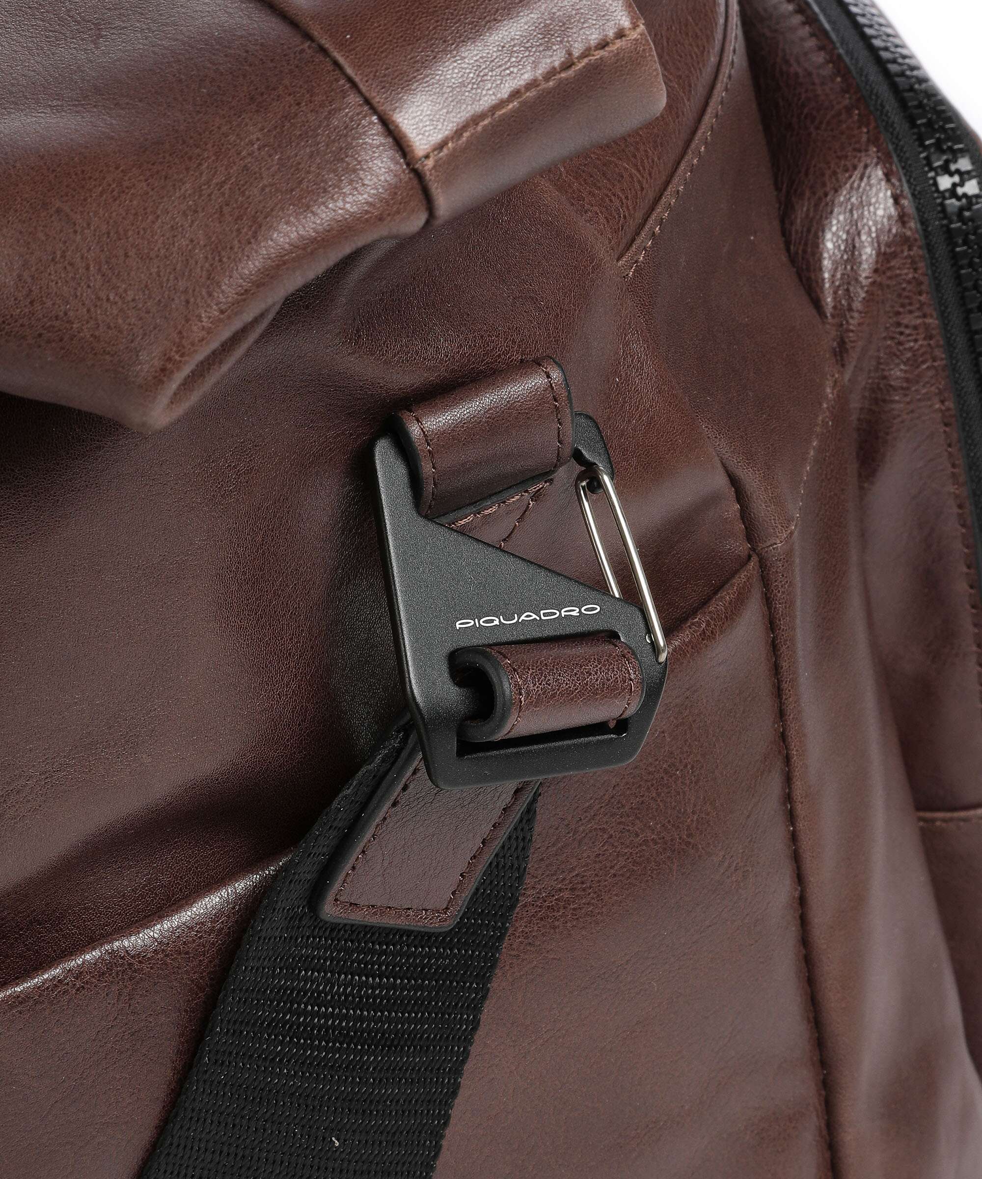 Piquadro Harper Weekend bag dark brown