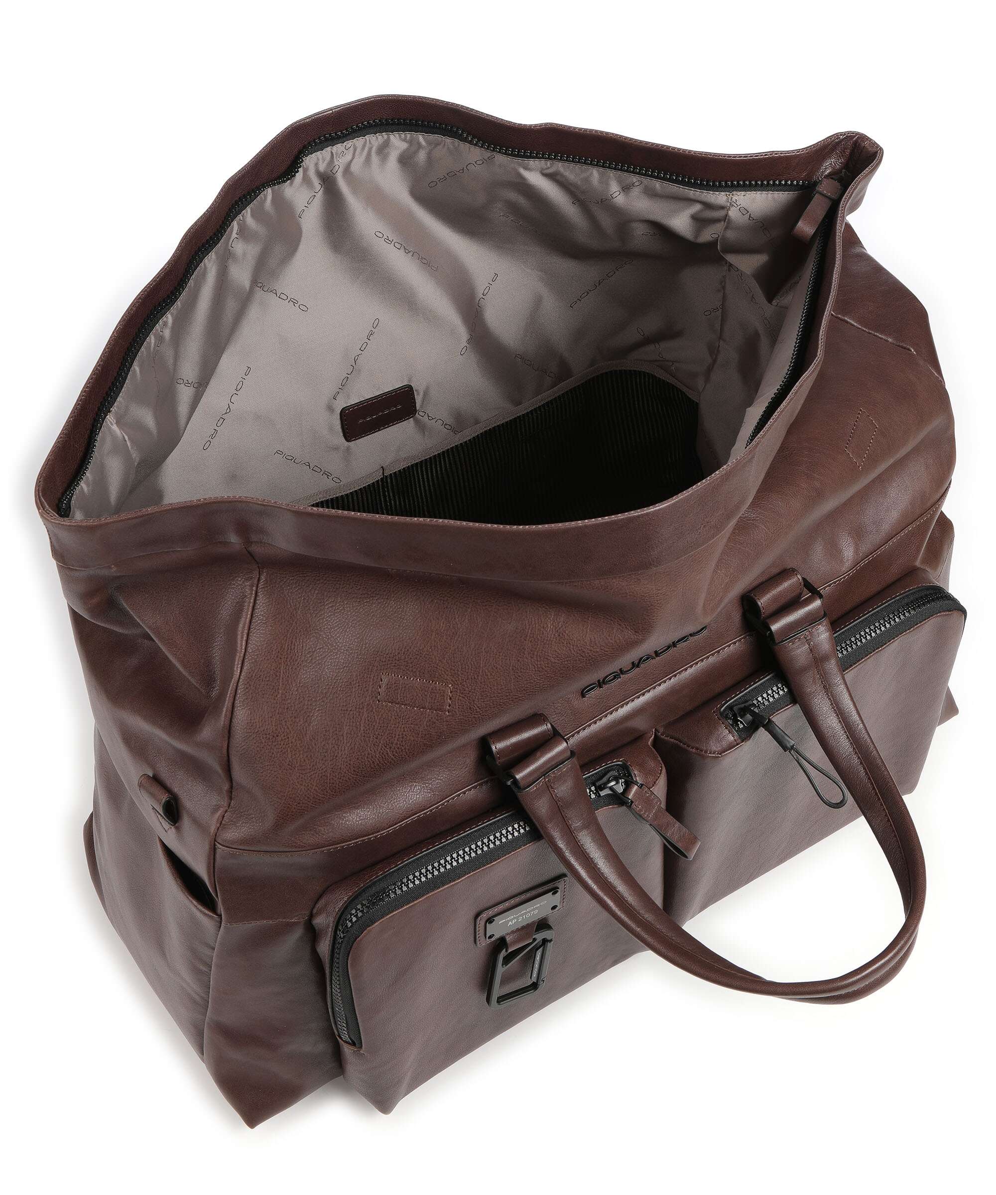 Piquadro Harper Weekend bag dark brown