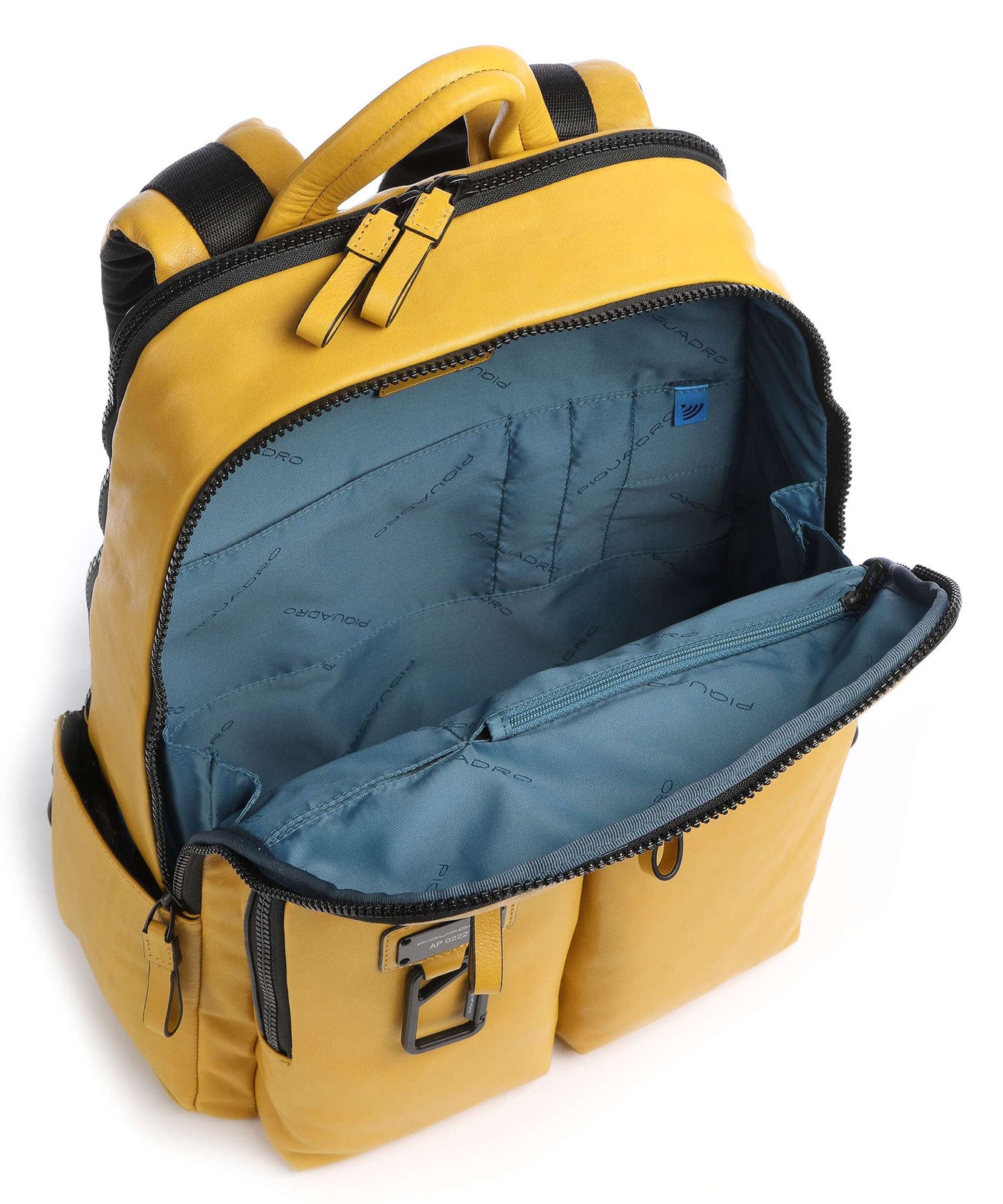 Piquadro Harper Laptop backpack yellow