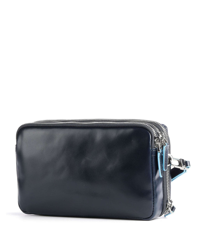 Piquadro Blue Square Wristlet blue