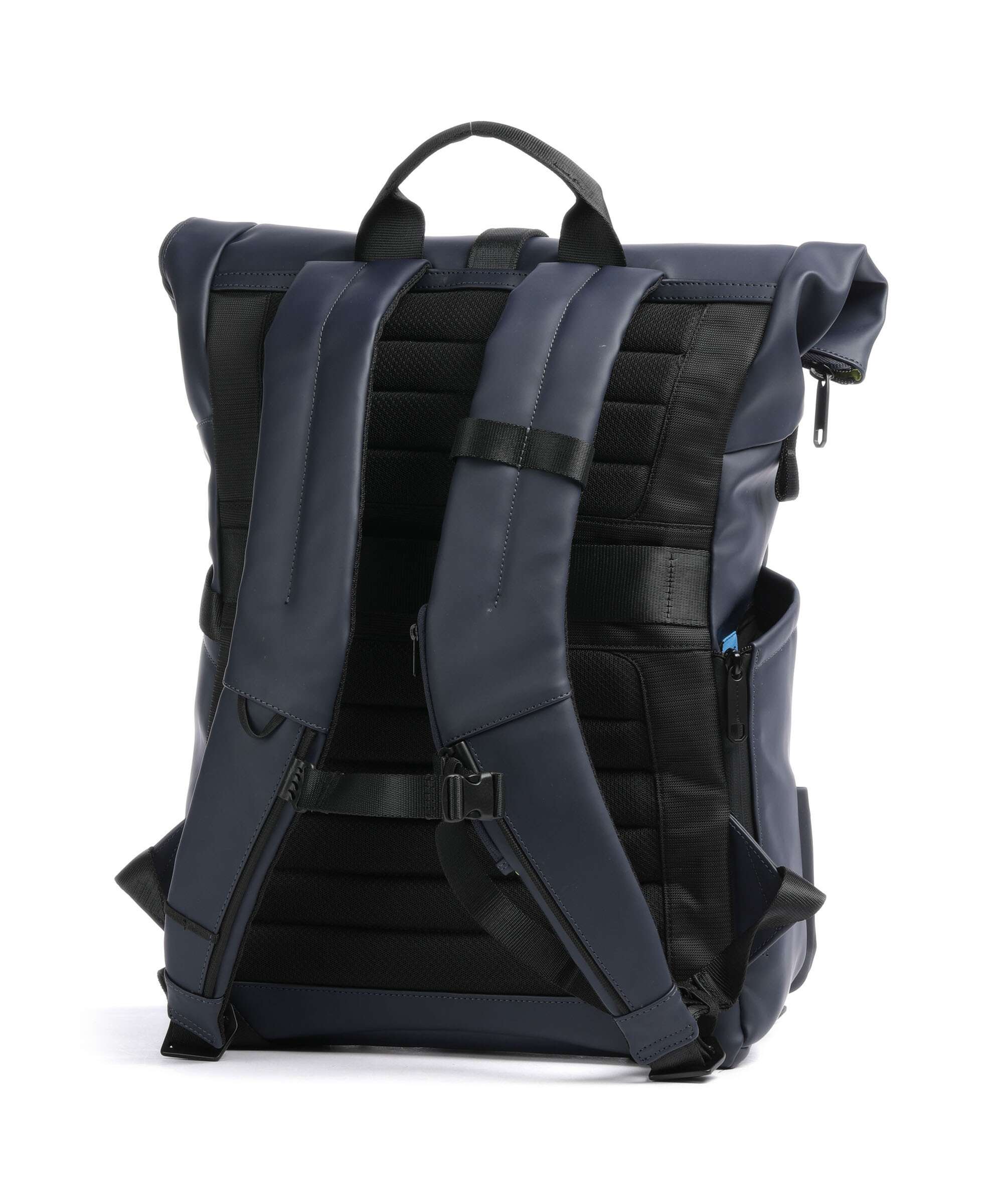 Piquadro Corner 2.0 Rolltop backpack blue