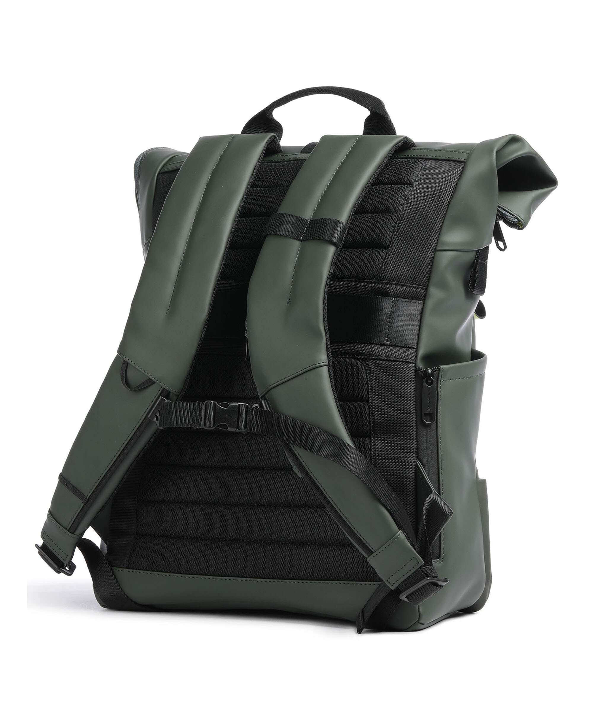 Piquadro Corner 2.0 Rolltop backpack green