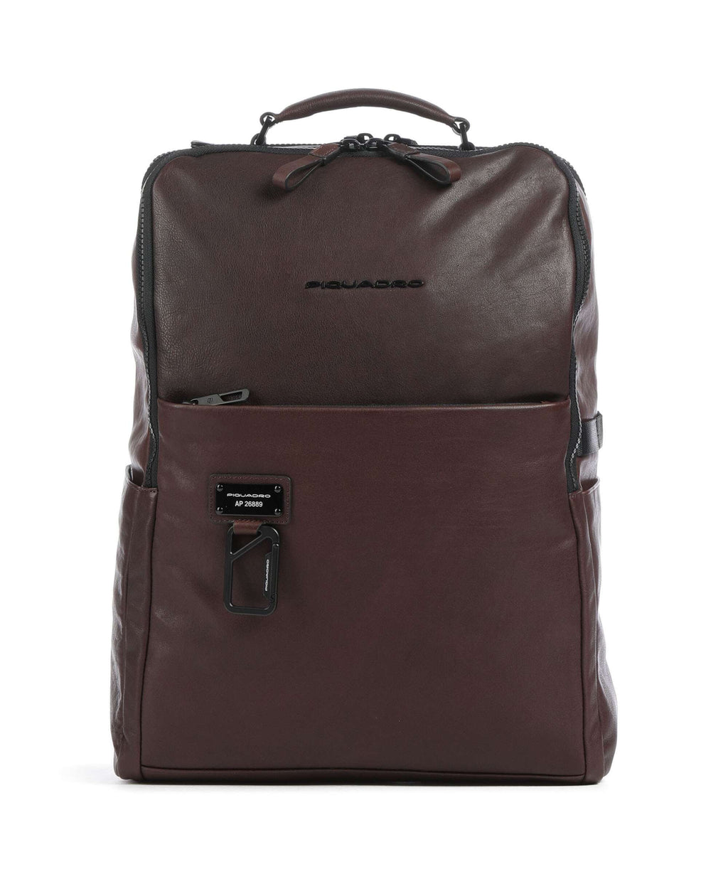 Piquadro Harper Laptop backpack testa di moro