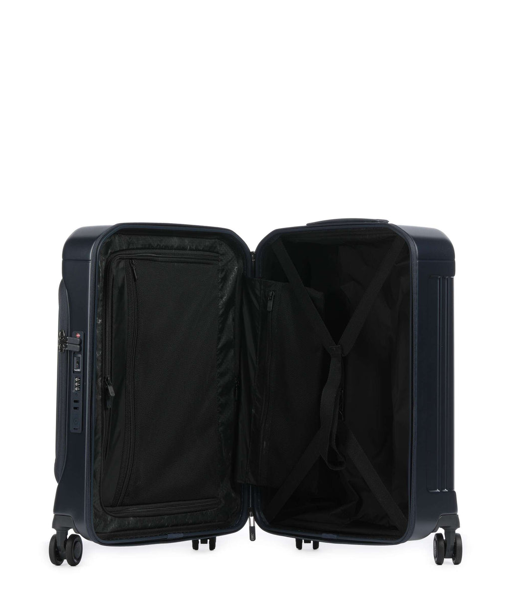 Piquadro PQLM Spinner (4 wheels) mat blue