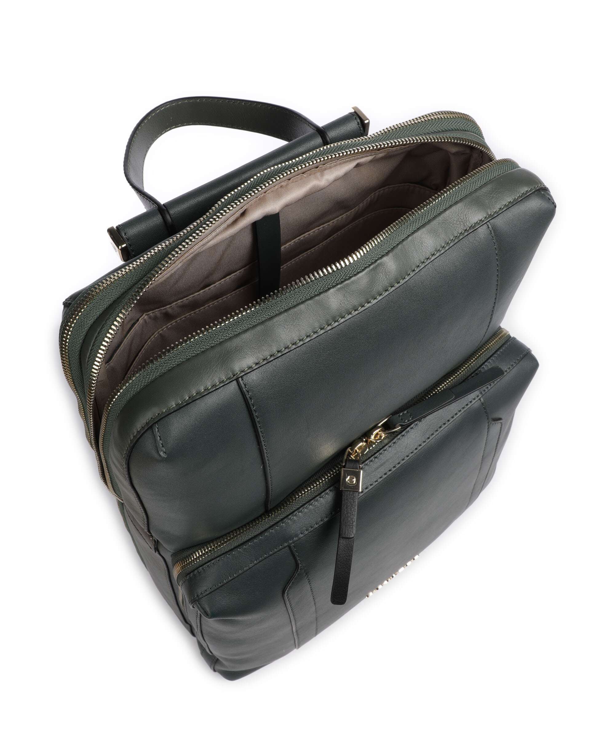 Piquadro Circle Laptop backpack verde bosco/verde oliva