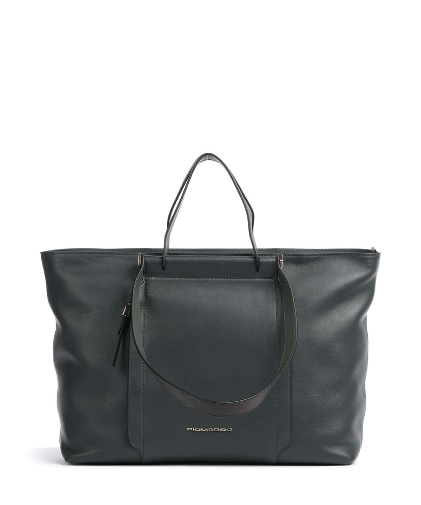 Piquadro Circle Tote bag verde bosco/verde oliva