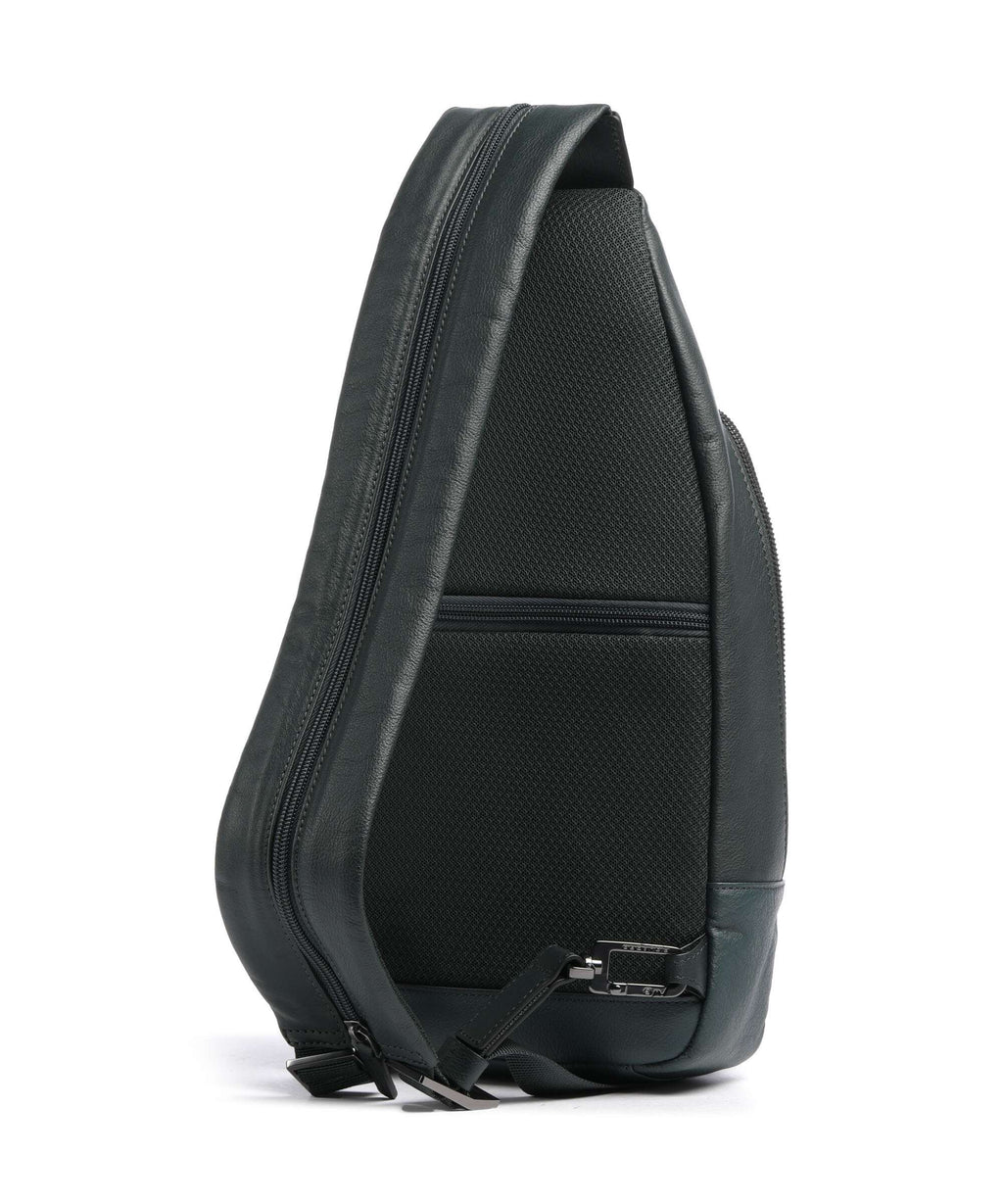 Piquadro Black Square Sling bag verde bosco/verde oliva