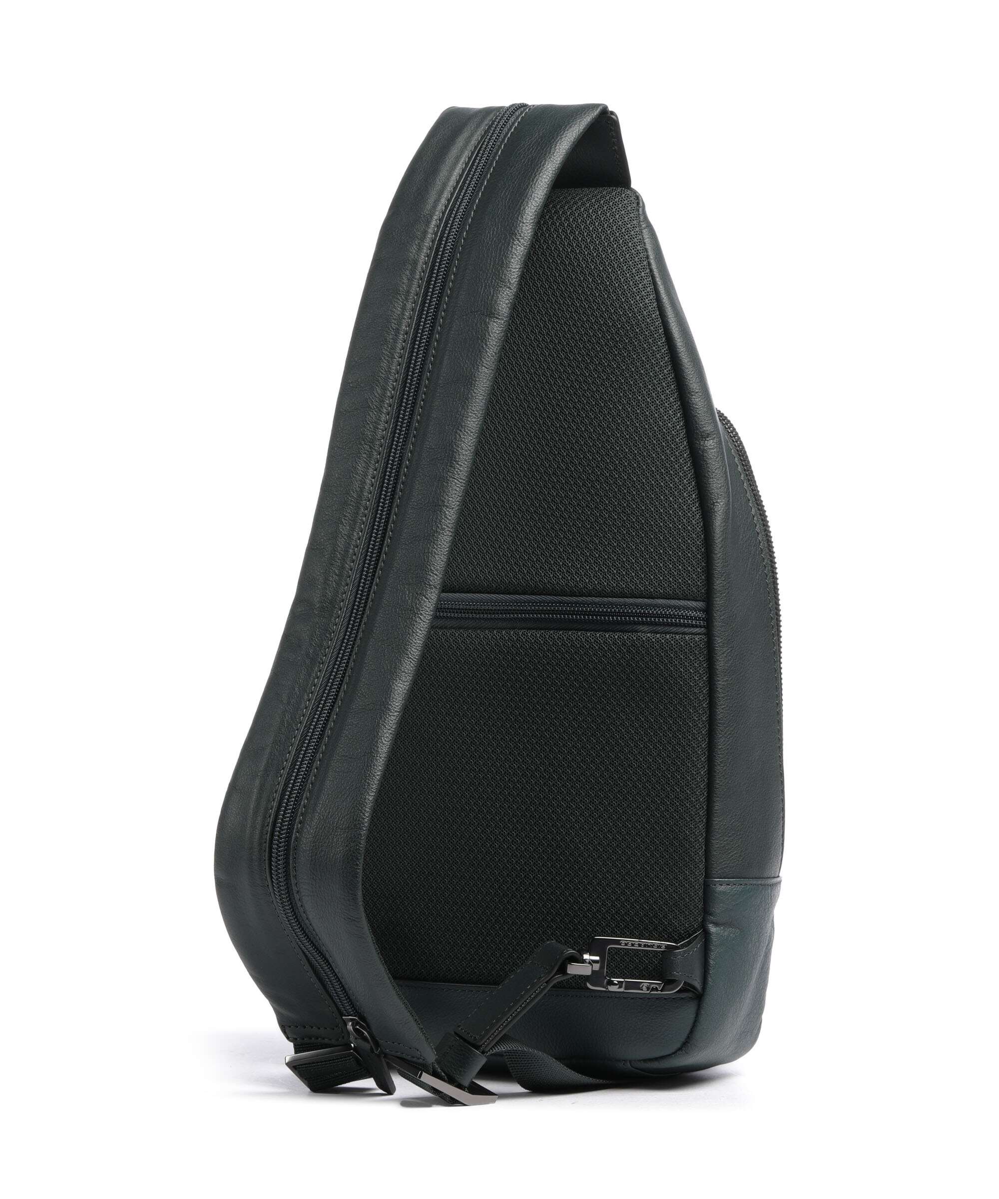 Piquadro Black Square Sling bag verde bosco/verde oliva