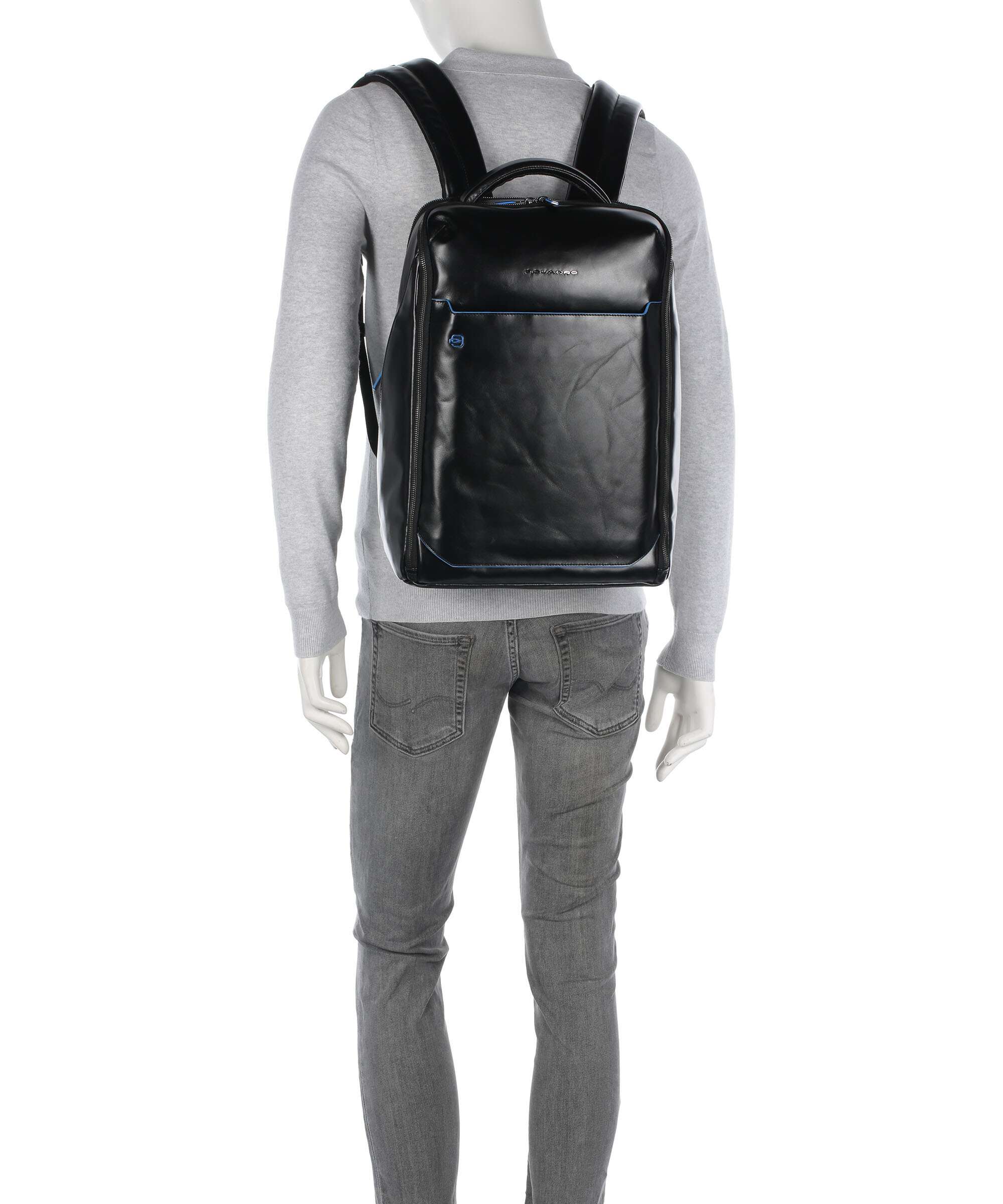 Piquadro Blue Square Backpack nero