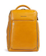 Piquadro Blue Square Backpack giallo zafferano