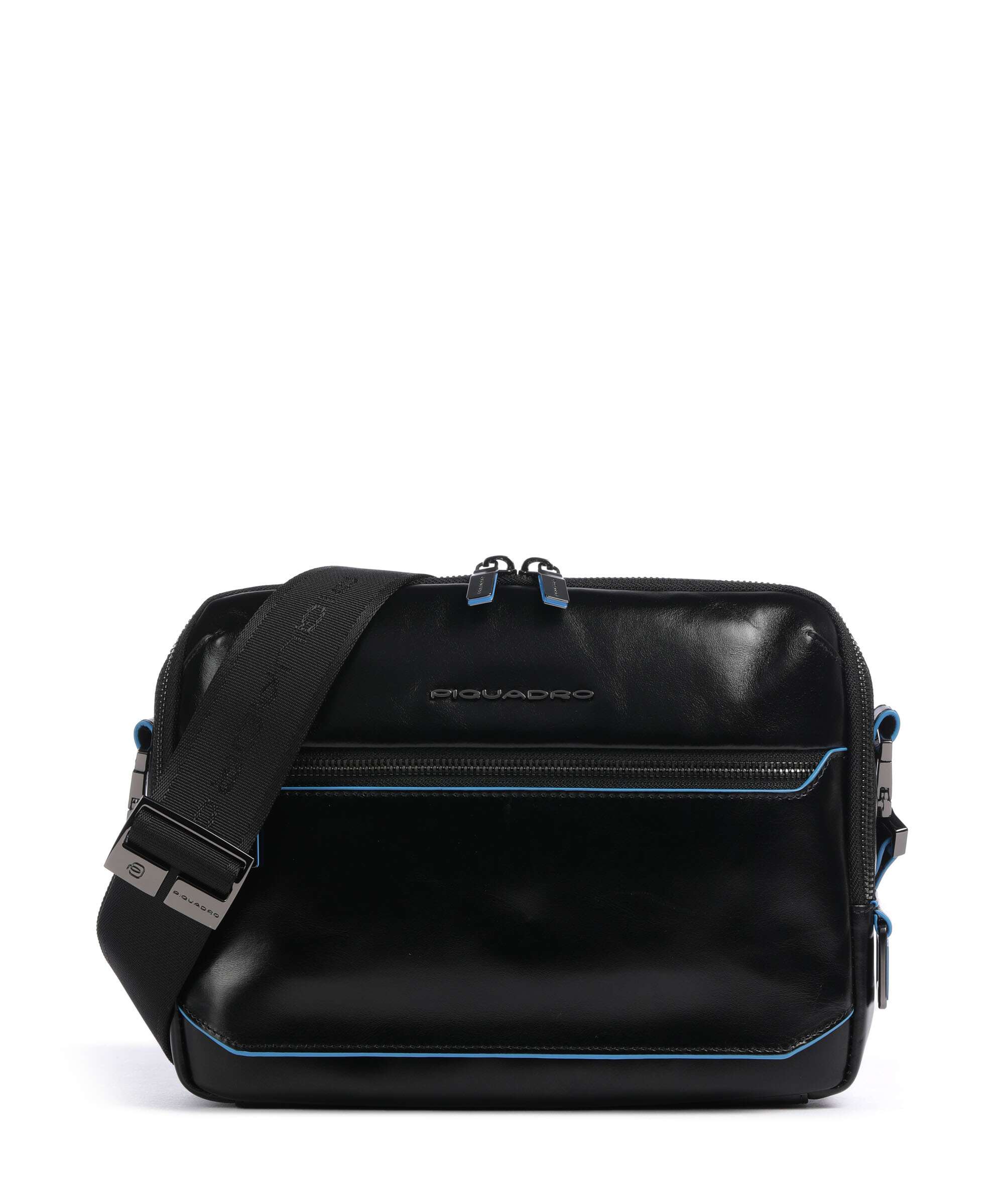 Piquadro Blue Square Crossbody bag nero