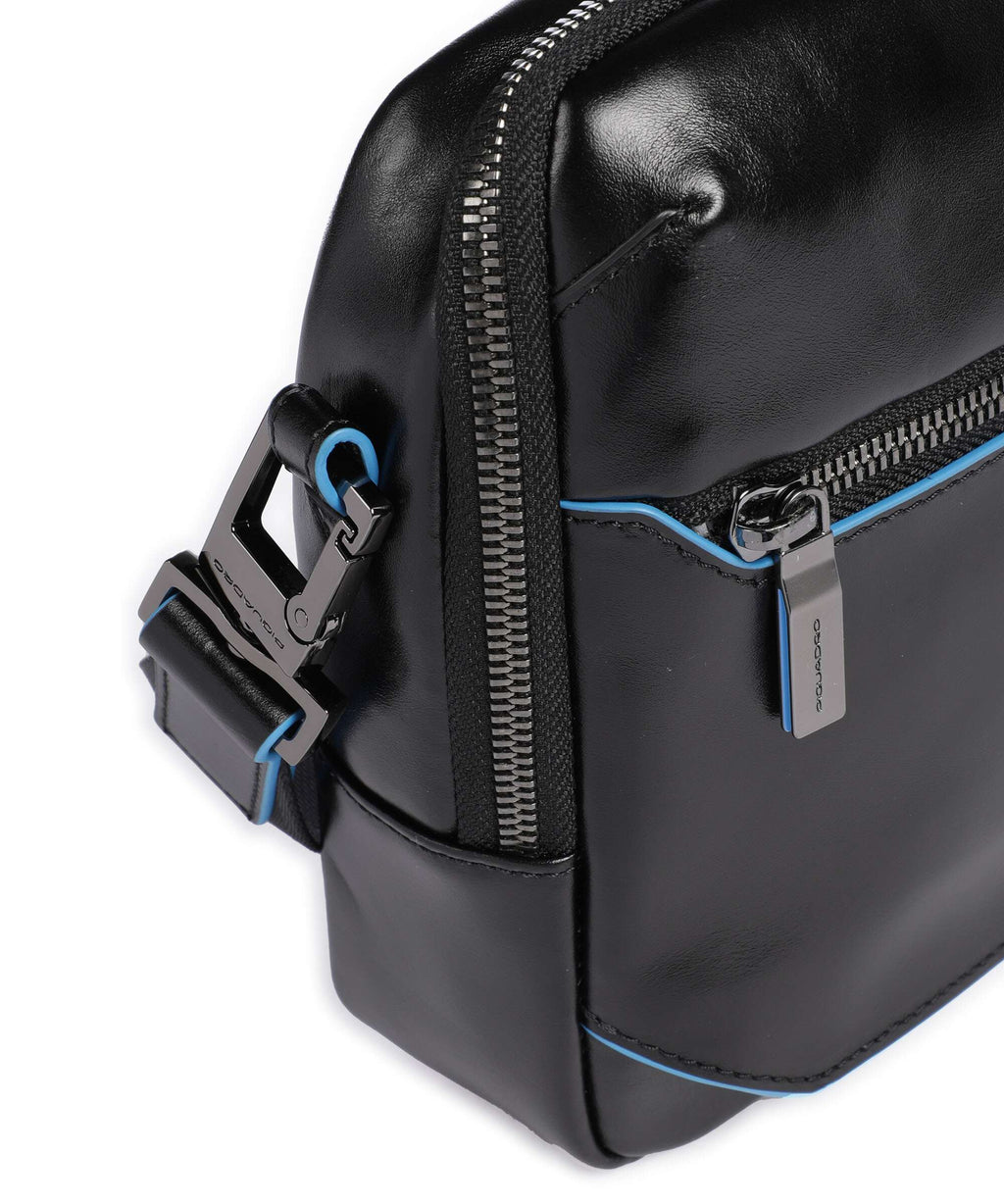 Piquadro Blue Square Crossbody bag nero