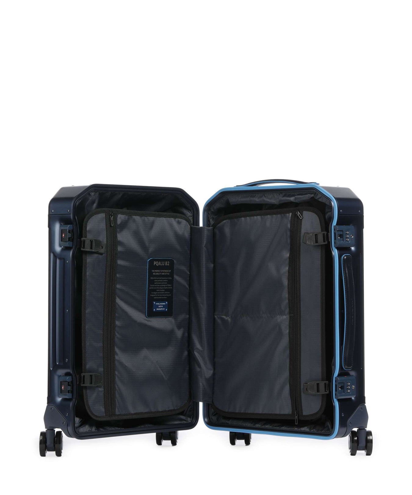 Piquadro PQ-Alub Spinner (4 wheels) blu notte