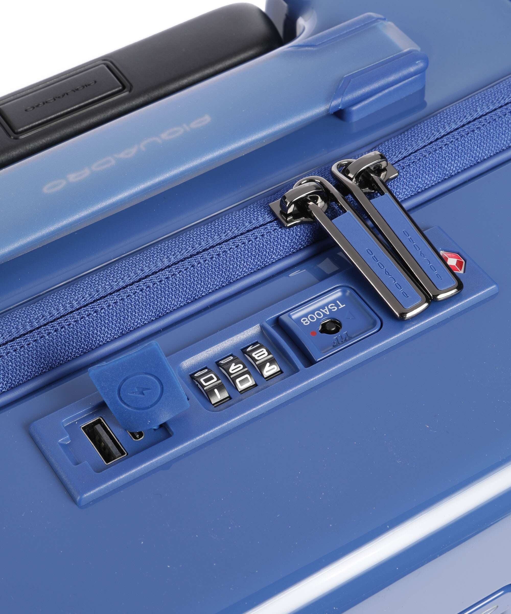 Piquadro POP Spinner (4 wheels) blue