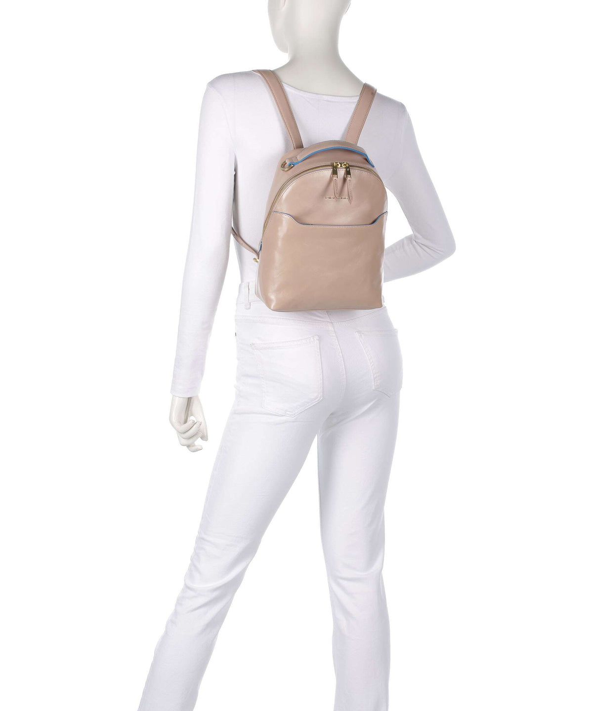 Piquadro Blue Square Backpack pink