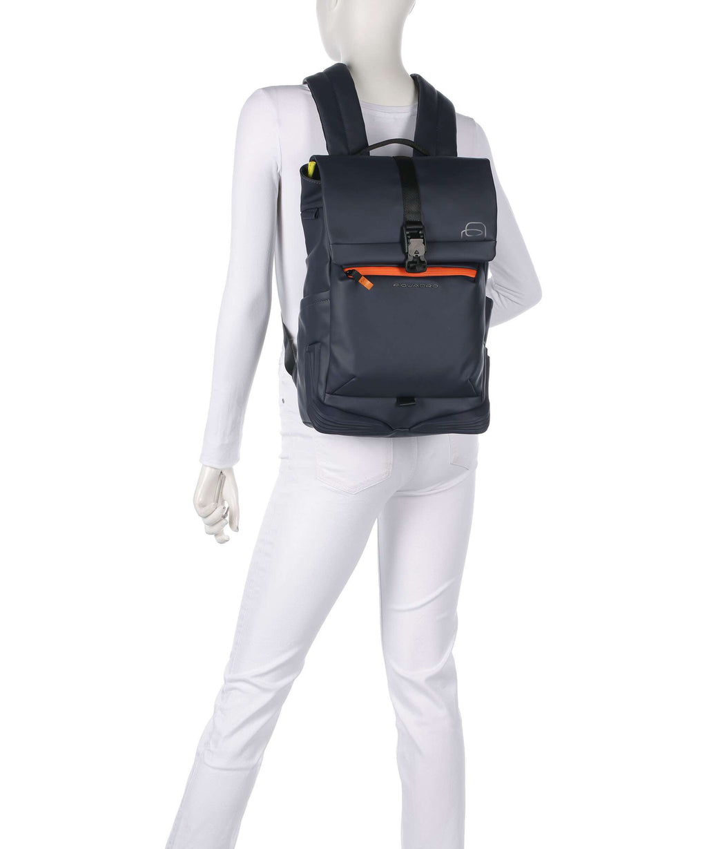 Piquadro Corner Special Backpack blue