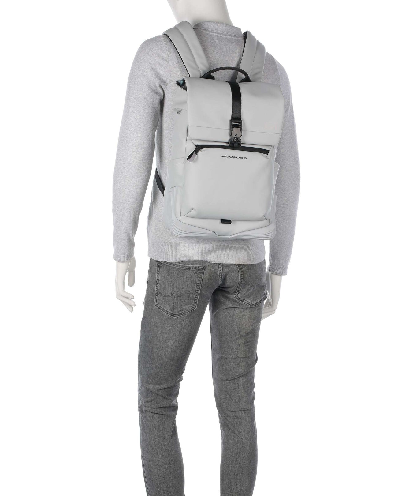 Piquadro Corner Special Backpack white