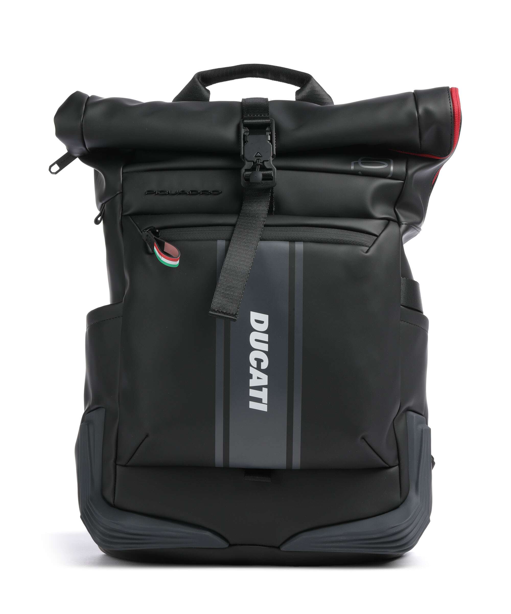 Piquadro Corner Special Ducati Rolltop backpack black